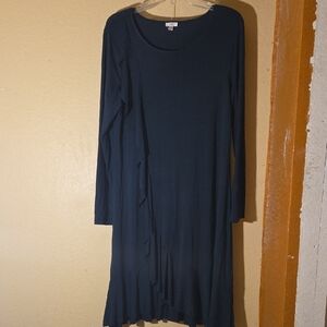 Elegant Navy Blue Dress